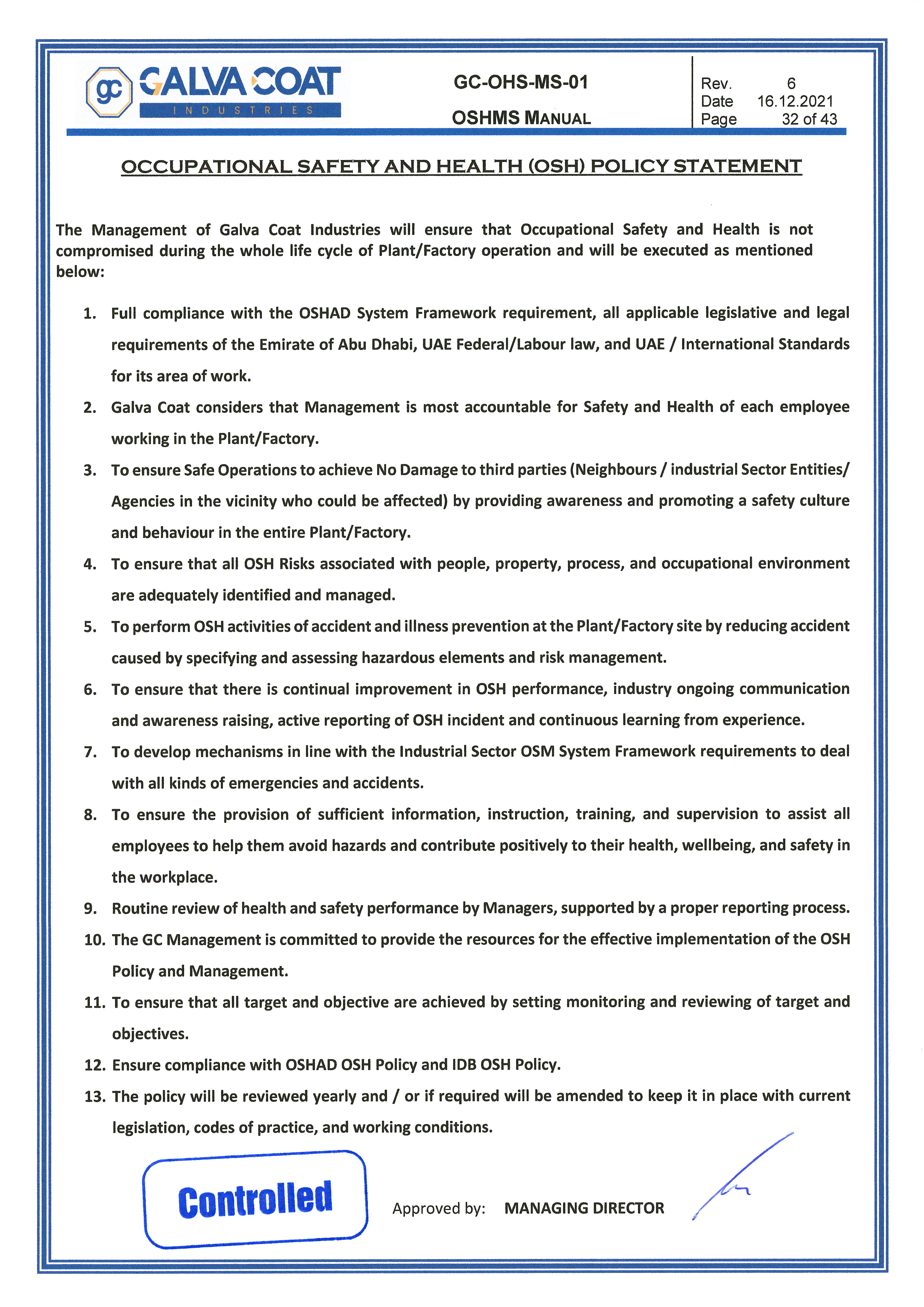Policy May 2017