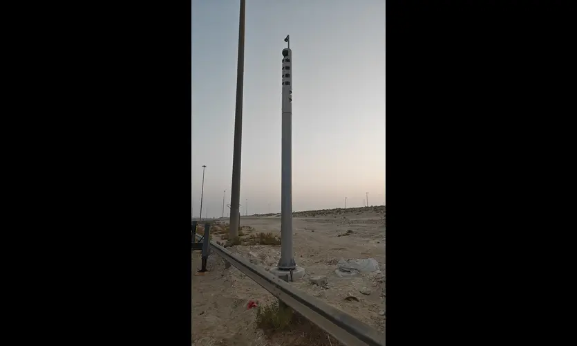 Custom camera pole in UAE by Galva Coat